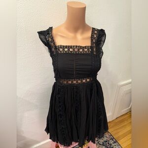 Free People Black Dress